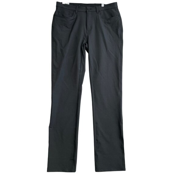 NEW Greg Norman Men's 32X34 Ultimate 5 Pocket Pants Black Performance - Picture 3 of 11